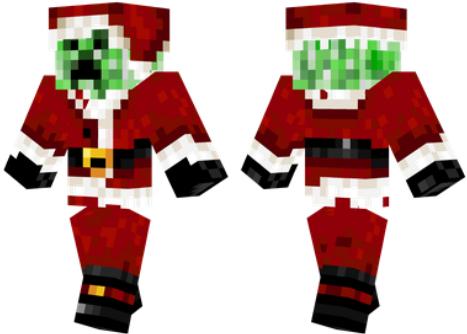 The Best Minecraft Skins - Minecraft Weihnachts Skin (594x334), Png Download