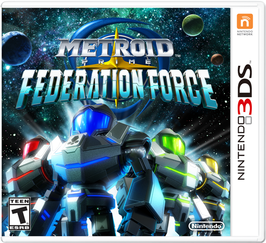 Federation Force Box Art - Metroid Prime Fed Force 3ds (640x480), Png Download