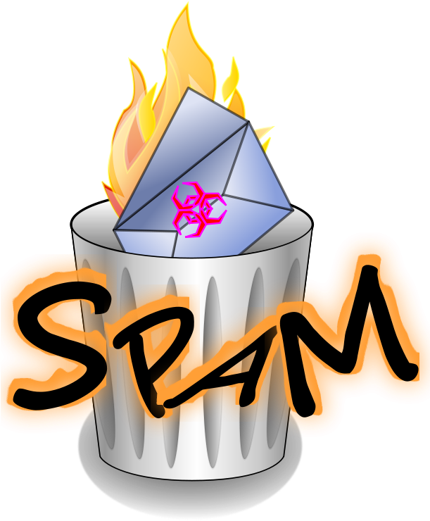 Spam Mail To Trash Clipart Png For Web (600x600), Png Download