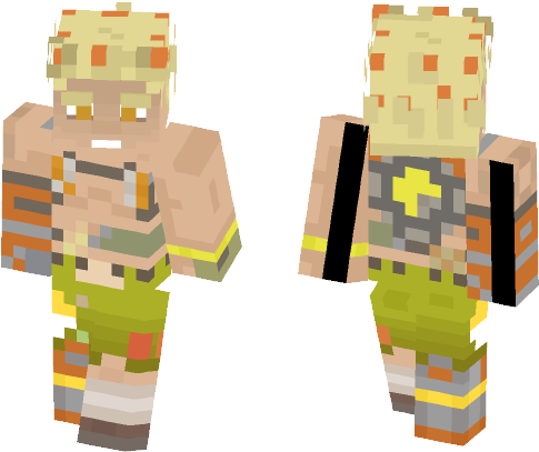 Overwatch - Junkrat - Wood (584x497), Png Download