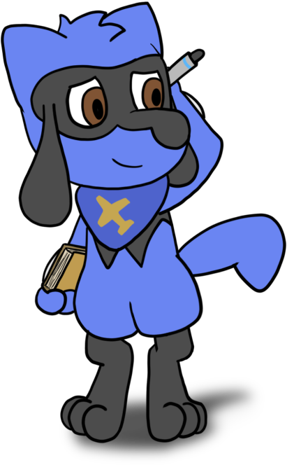 Riolu - Cartoon (540x736), Png Download