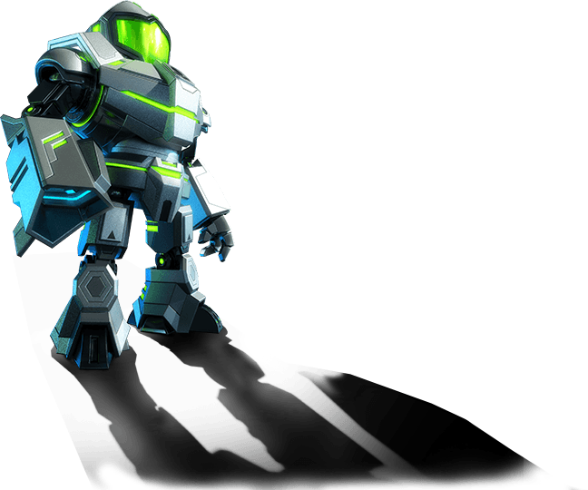 Metroid Prime Federation Force Artwork (648x540), Png Download
