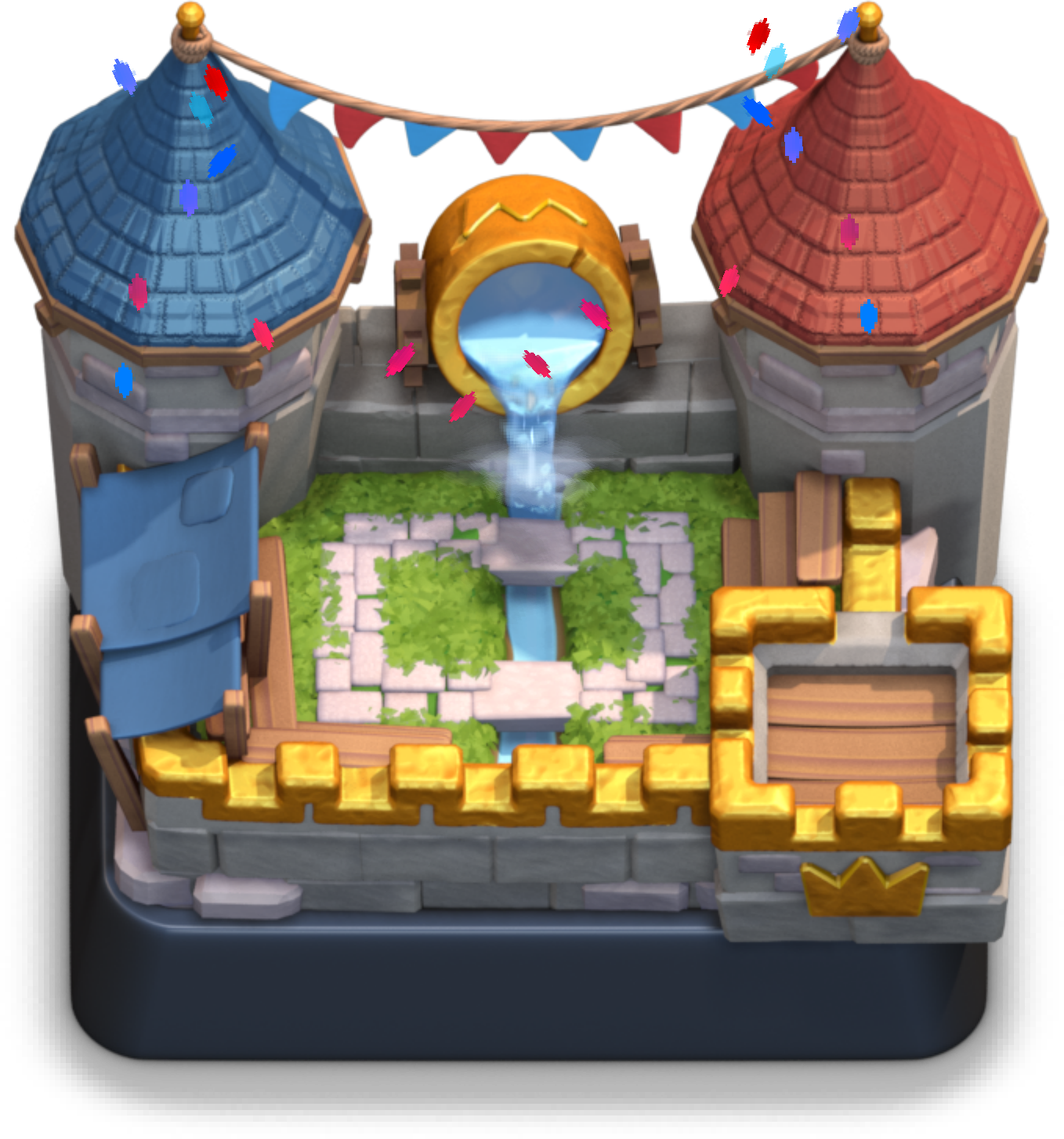 Royal Arena - Clash Royale Arenas Png (1358x1454), Png Download