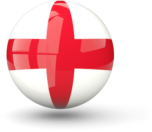 Illustration Of Flag Of England - England Round Flag Png (640x480), Png Download