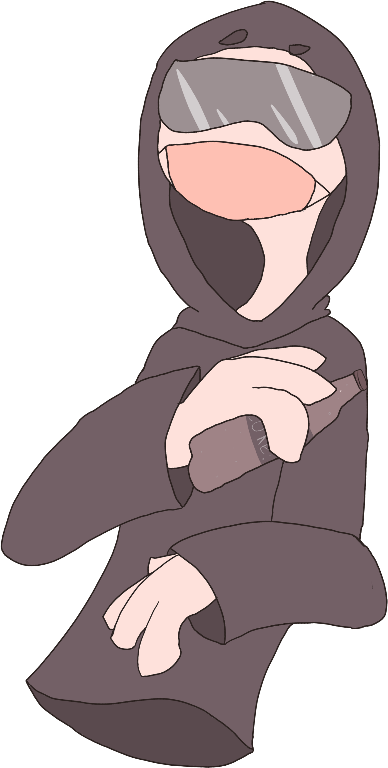 Kwite Dead Oops - Animal Jam Clans (1534x2892), Png Download