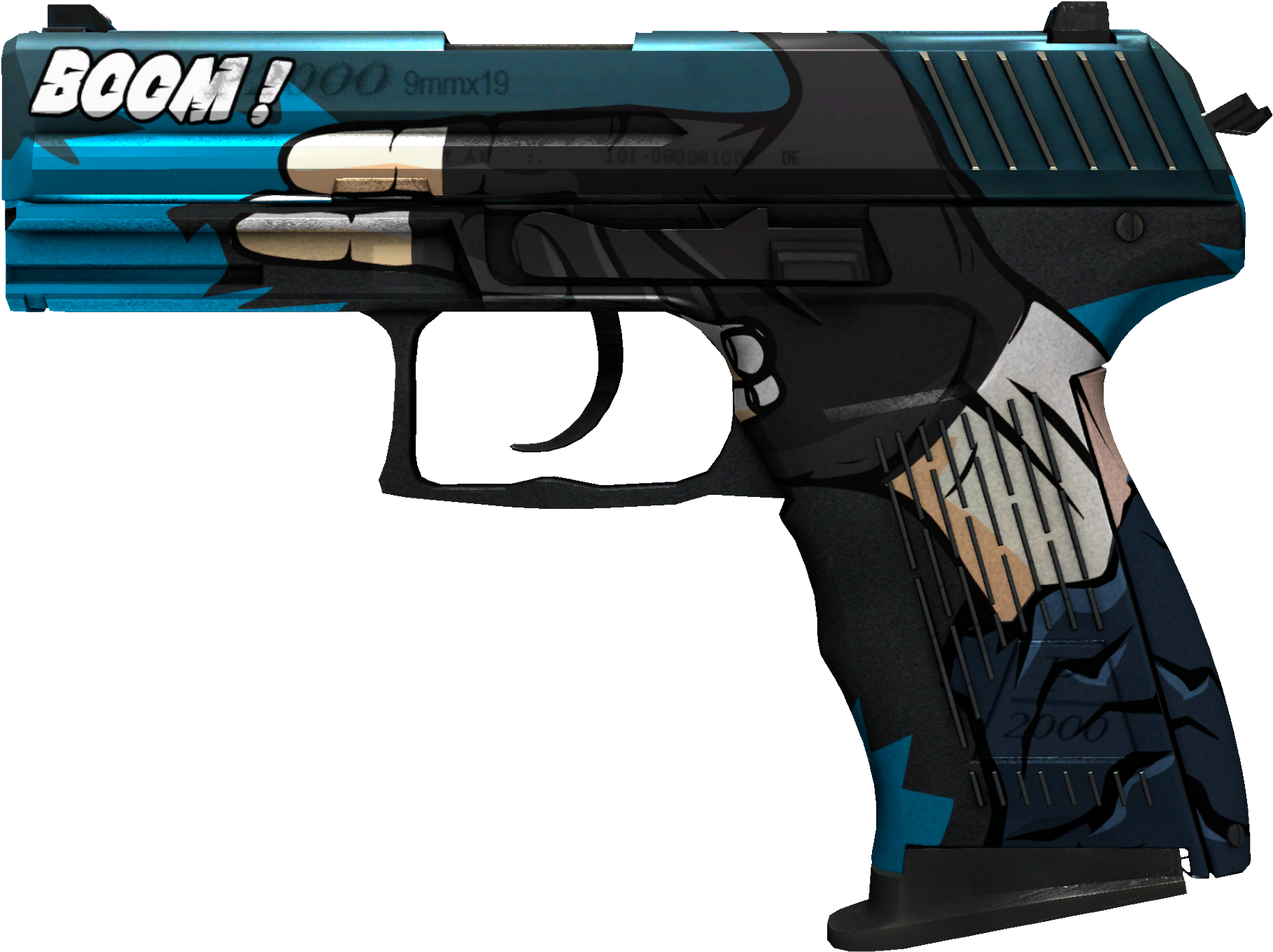 The P2000 Handgun's Hand Design Is A Terrorist's Even - Rock Island Mapp Fs 9mm (1920x1463), Png Download