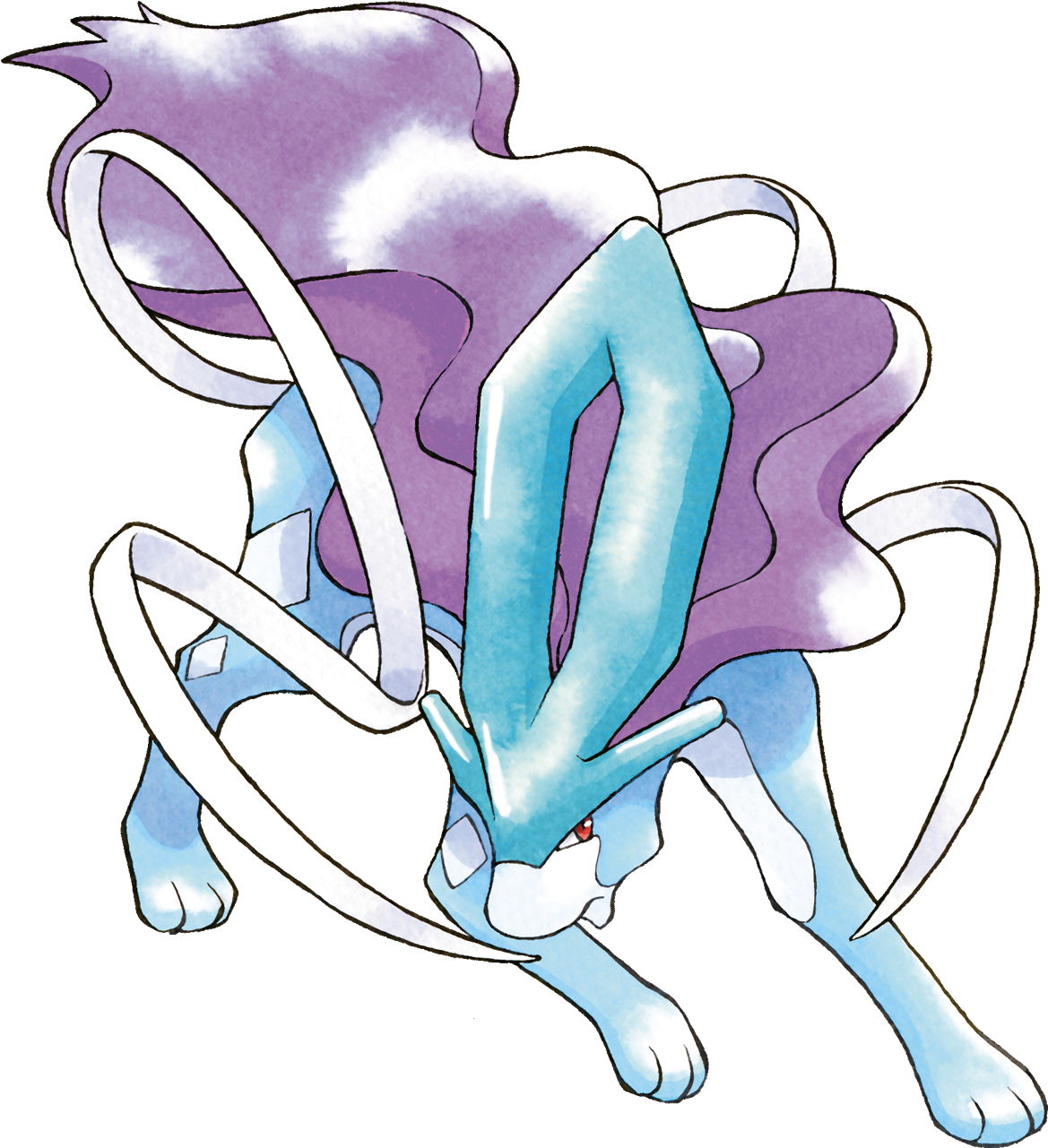 Suicune Is Xenophobic - First 3 Legendary Pokemon (1280x1280), Png Download