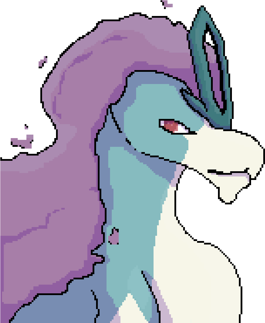 Suicune - Cartoon (1200x1200), Png Download