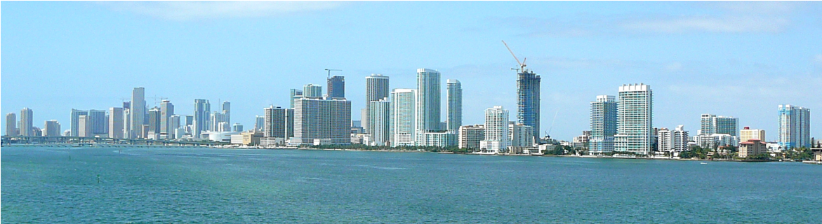 Miami City - Miami Beach (1170x540), Png Download