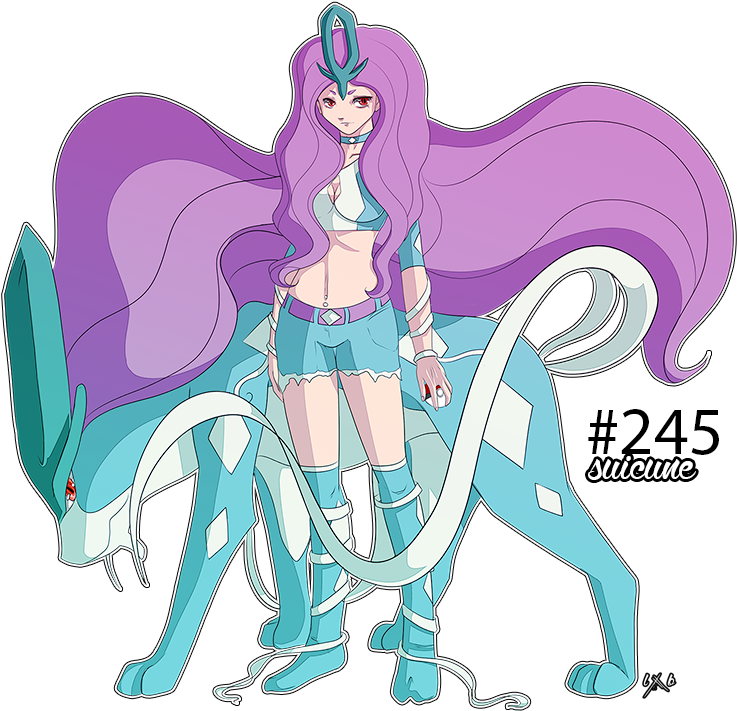 Aurora Northwind Gender - Suicune Human Form (775x726), Png Download