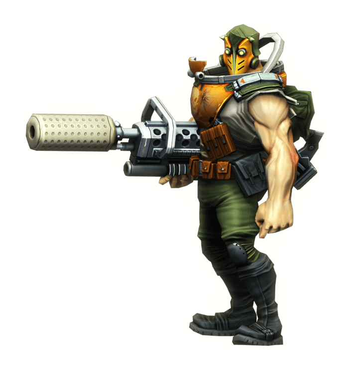 Vainglory Saw Png - Vainglory Hero Png (695x751), Png Download