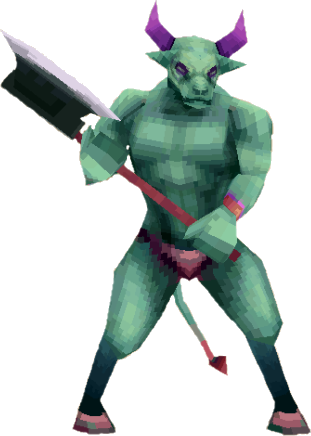 Minotaur - Final Fantasy Minotaur (311x436), Png Download
