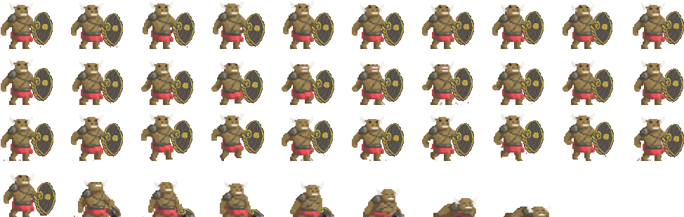 Spritesheet Shieldenemy - Medibang Inc. (1000x320), Png Download