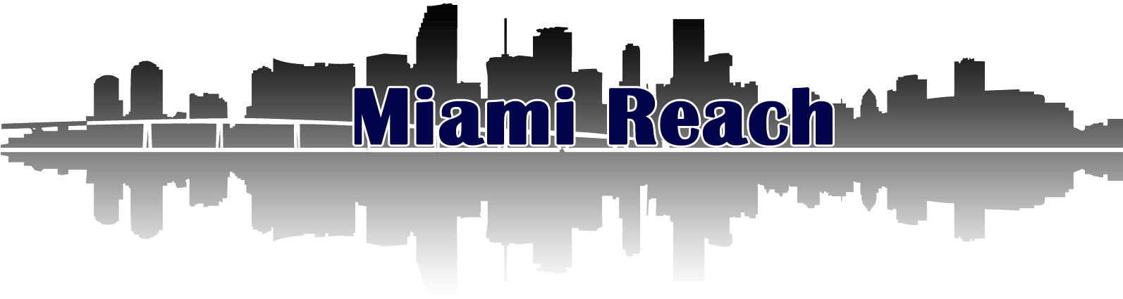 Miami Reach - Downtown Miami (1592x450), Png Download