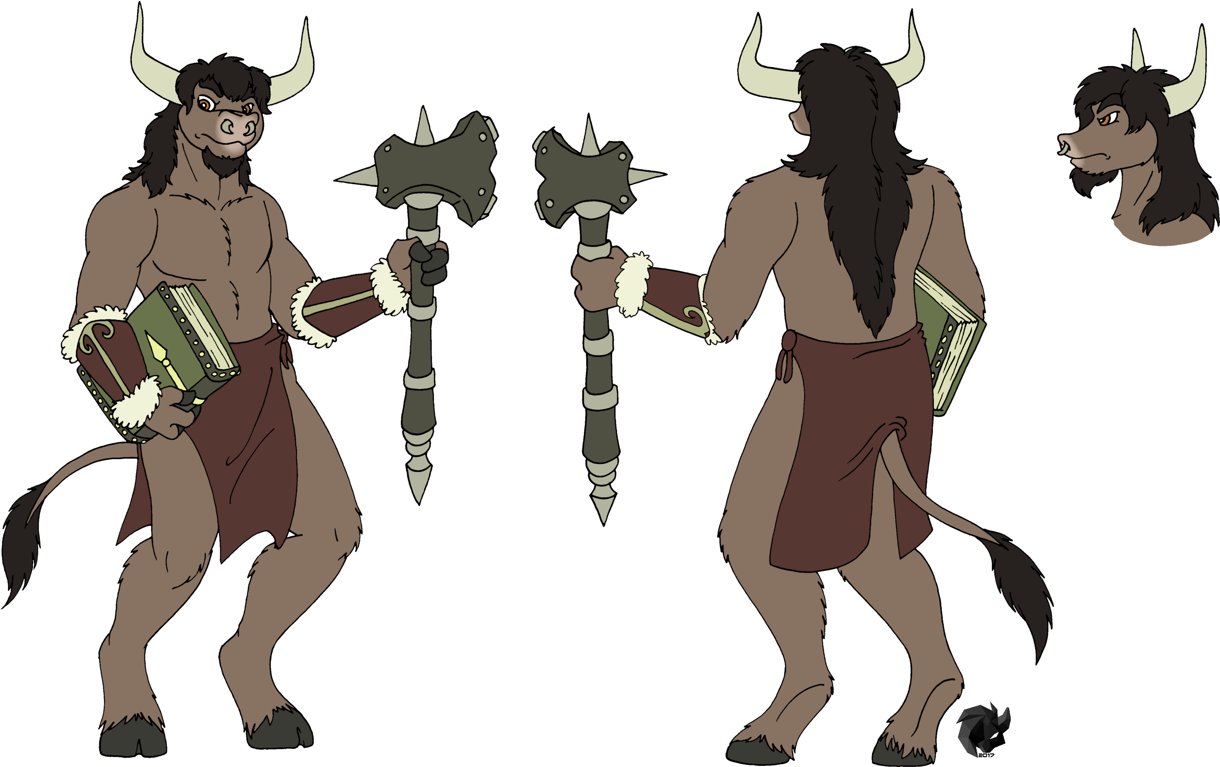 Asterion The Minotaur - Asterion (2582x1650), Png Download