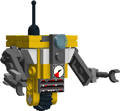 Borderlands Is One Of My All Time Favorite Video Games - Lego Claptrap (1366x607), Png Download