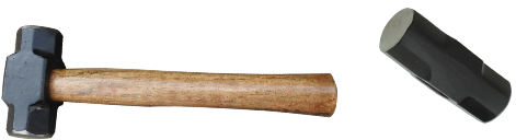 Sledge Hammer - Lump Hammer (493x257), Png Download
