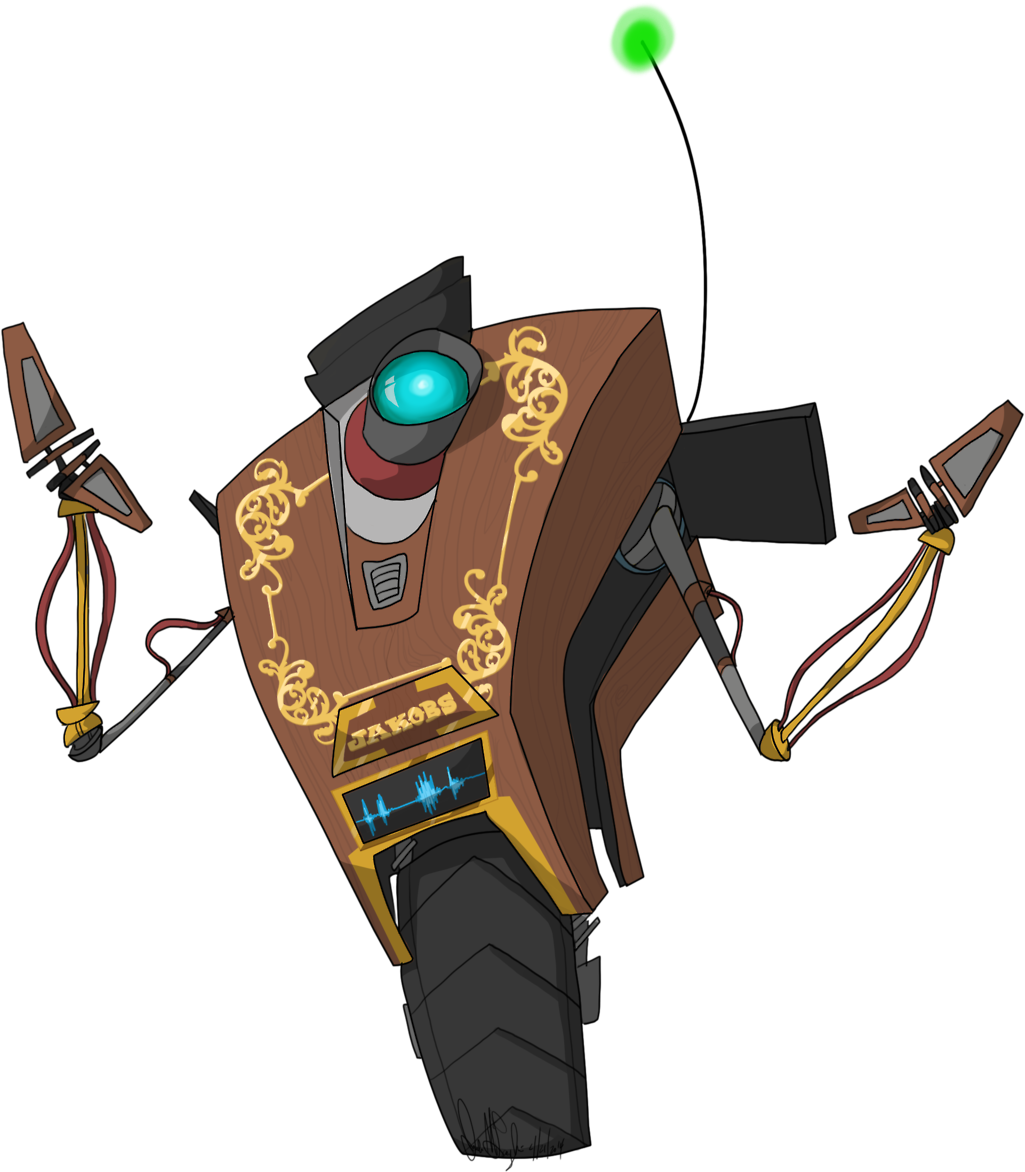 Claptrap - Fragtrap Клаптрап Арты (1280x1280), Png Download