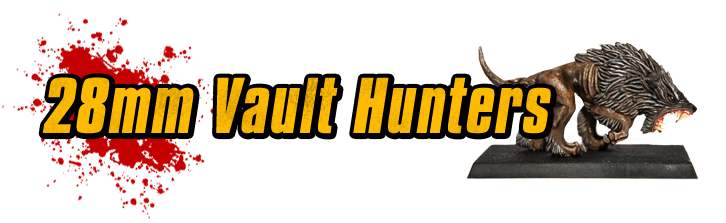 28mm Vault Hunters - Horn (1024x250), Png Download