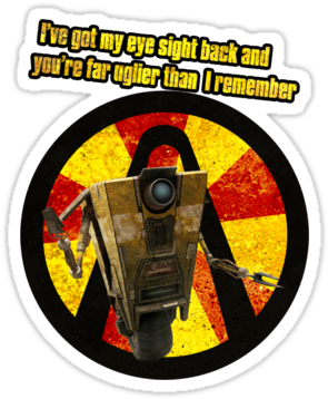 Borderlands Claptrap Toy (375x360), Png Download