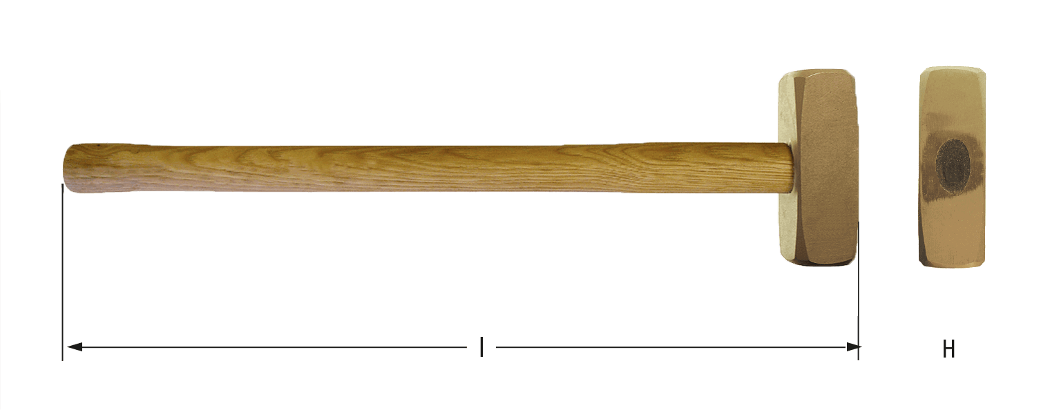 Hammer, Sledge, German Type - Mallet (1520x594), Png Download