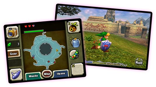 Legend Of Zelda Majoras Mask 3ds Game (australian Stock) (535x301), Png Download