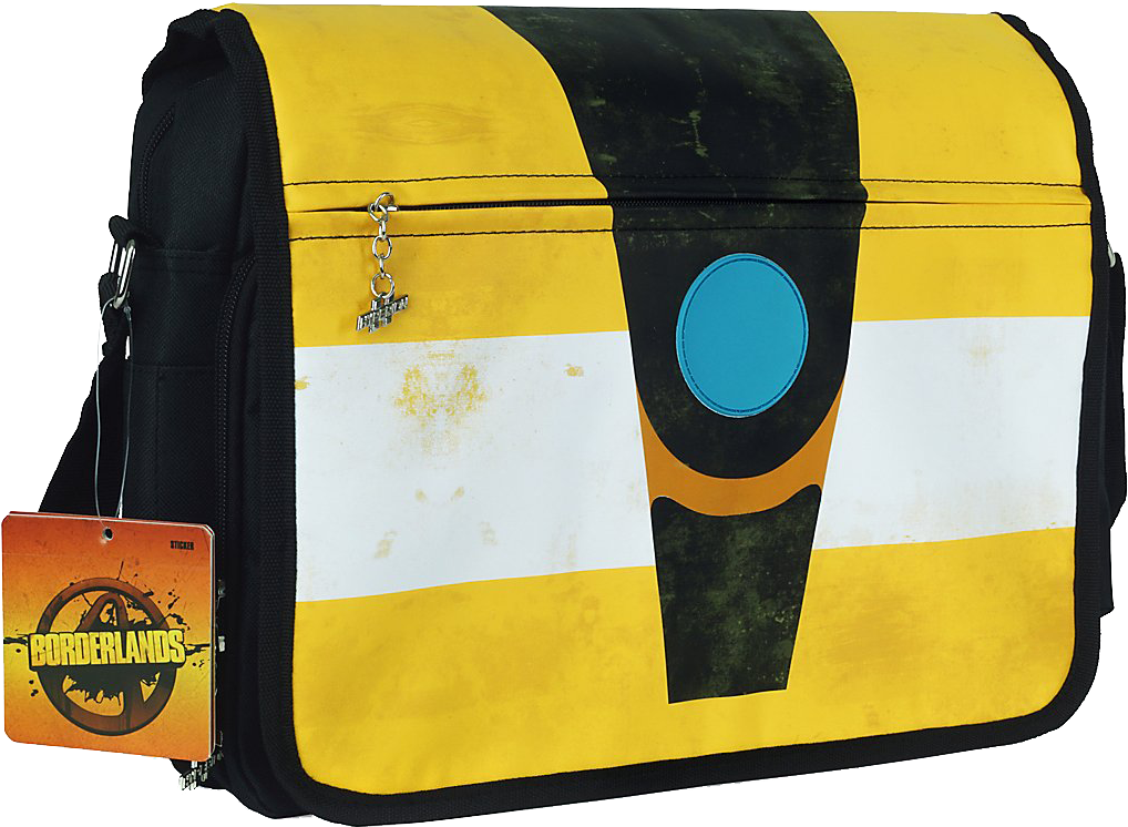 Borderlands Claptrap Messenger Bag - Borderlands Messenger Bag Claptrap (1200x1200), Png Download