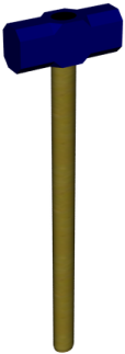 Sledgehammer - Lump Hammer (600x455), Png Download
