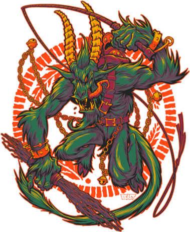 Krampus (571x495), Png Download