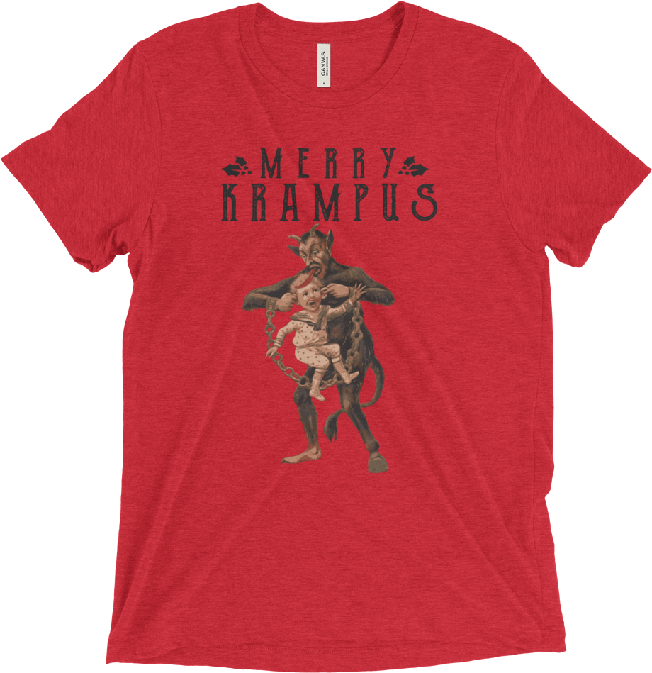 Merry Krampus - Last Night Was In Tents Shirt (1000x1000), Png Download