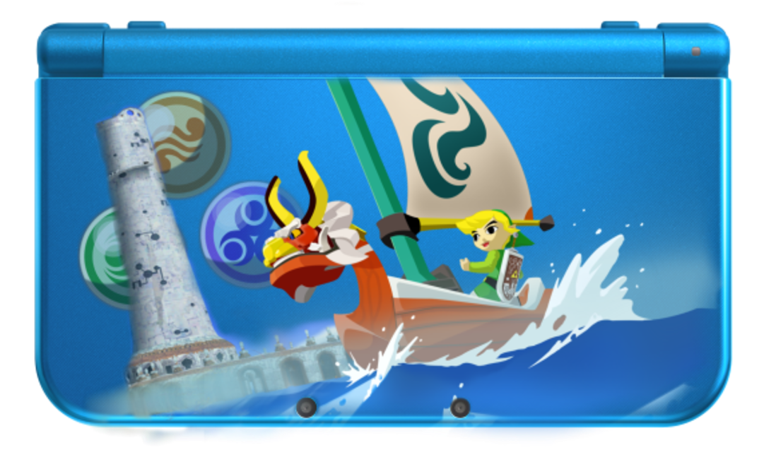 New 3ds Xl Blue Hyrule Edition (1200x675), Png Download