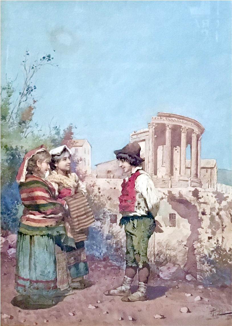 Giuseppe Aureli [1858-1929] Italian - Visual Arts (1400x1400), Png Download