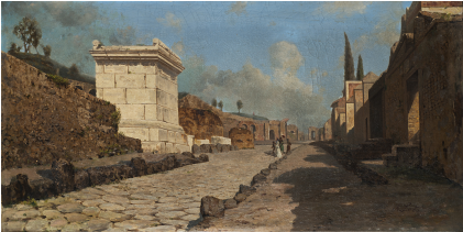 Veduta Delle Rovine Di Pompei - Antonio Leto (420x420), Png Download