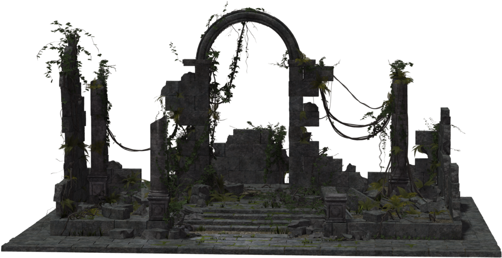 Ruins Png Image - Ruins Png (1024x645), Png Download