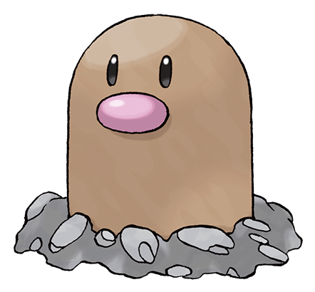 Pokemon Diglett (630x630), Png Download