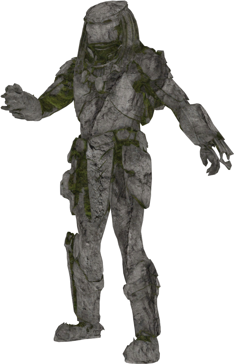 Ruins Predator Statue Model Codg - Avp Evolution 3d Models (860x1328), Png Download