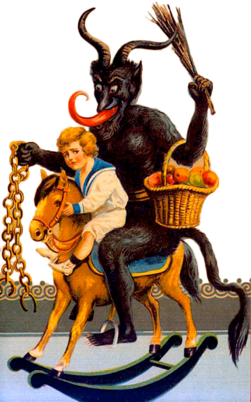 Ancient Art Podcast Episode - Krampus At Christkindlmarket Chicago (360x577), Png Download