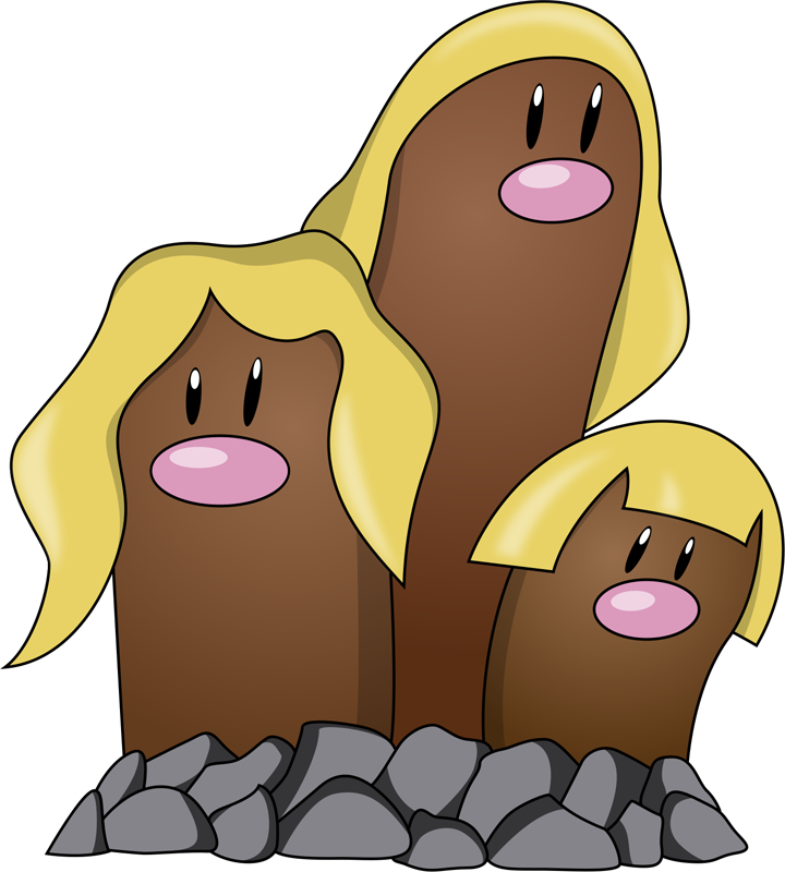 Important Notice Pokemon Alolan-dugtrio Is A Fictional - Alola Pokemons (720x800), Png Download