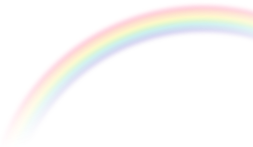Tumblr Sticker - Rainbow (900x506), Png Download