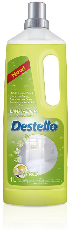 Citric Cleaner Destello - Plastic Bottle (768x943), Png Download