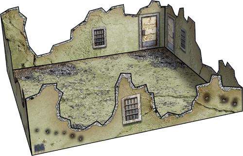 [paper Models] Latest Releases From Dave's Games [archive] - Papercraft Ruins (500x322), Png Download
