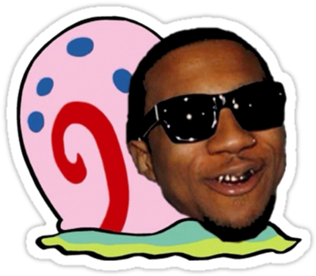 Pictures Of The Lil B - Spongebob Gary (375x360), Png Download