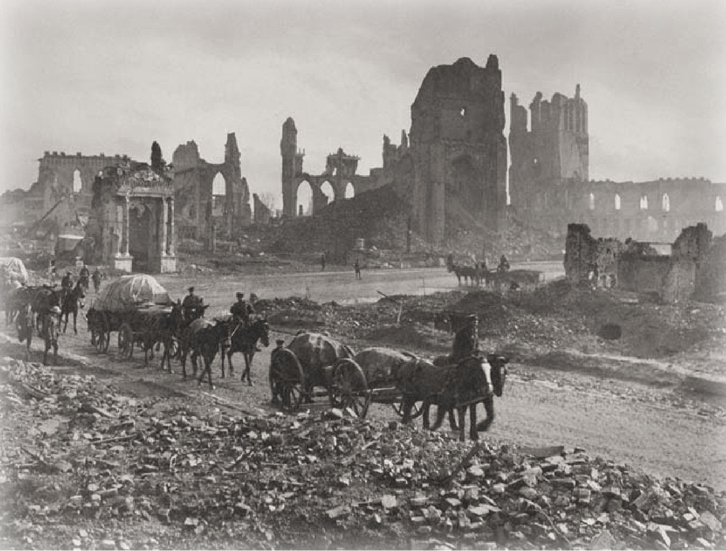 Ypres Ruins (1470x1116), Png Download