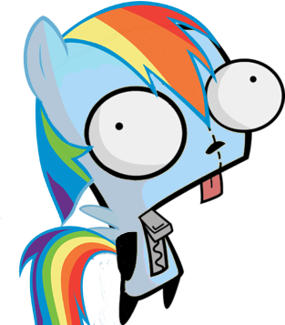 Rd Gir - Invader Zim Gir Meme (320x383), Png Download