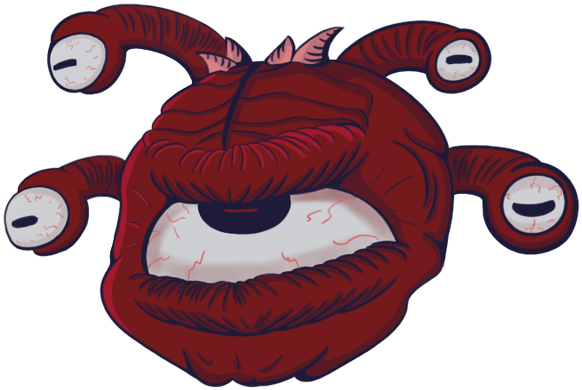 Geist-draws I Decided To Draw A Beholder, Cause Beauty - Illustration (1200x910), Png Download
