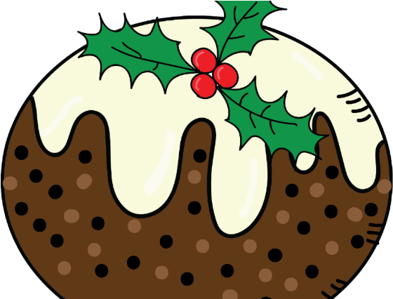 Cover Image - Clip Art Christmas Pudding (567x425), Png Download