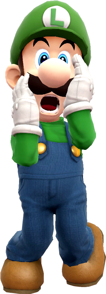 Luigi's Mansion Pose - Luigi Png Luigi's Mansion (360x976), Png Download