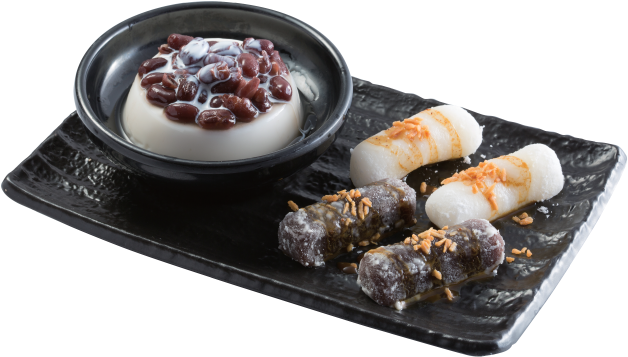 Q Mochi & Almond Pudding Combo - Meet Fresh 鮮芋仙 (642x516), Png Download