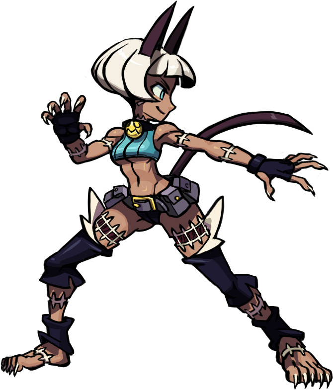 Fortune - Skullgirls Ms Fortune Animations (1120x996), Png Download