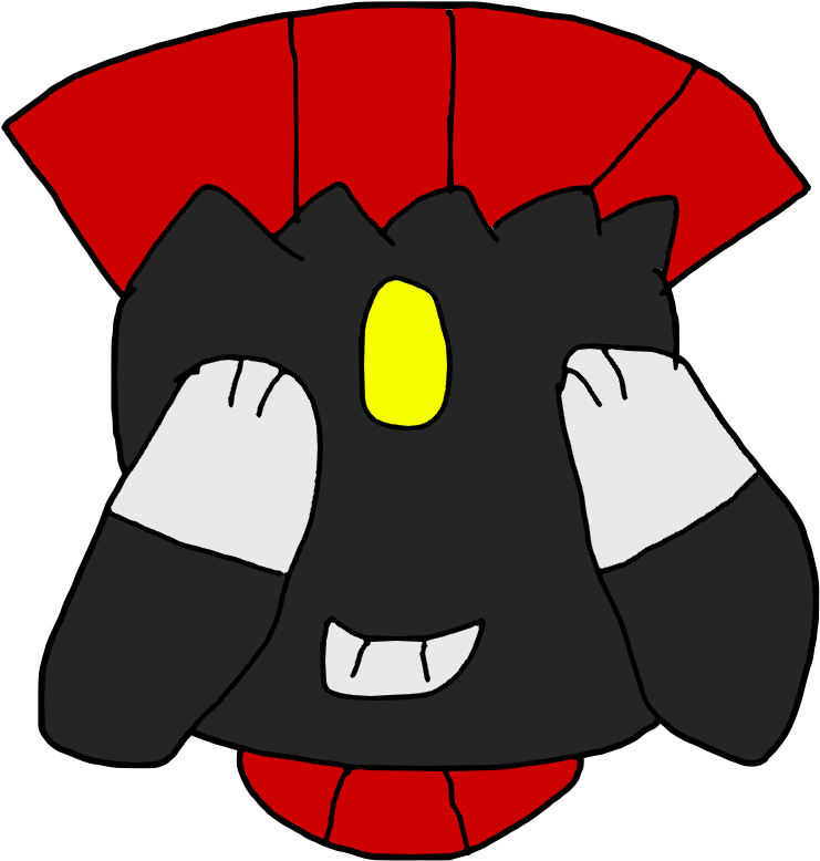 See No Evil Weavile - Cartoon (1480x1280), Png Download